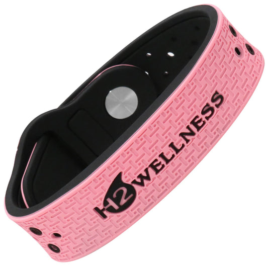 H2WELLNESS magnetic bracelet with 42 magnets, pink, ideal for daily wear during activity