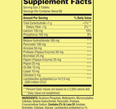 H4U Spring Valley probiotic tablets label highlights digestive health and balance