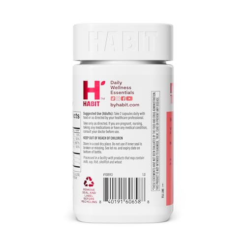 H' Habit Biotin-rich ingredient visual signifying nail and hair strength potential