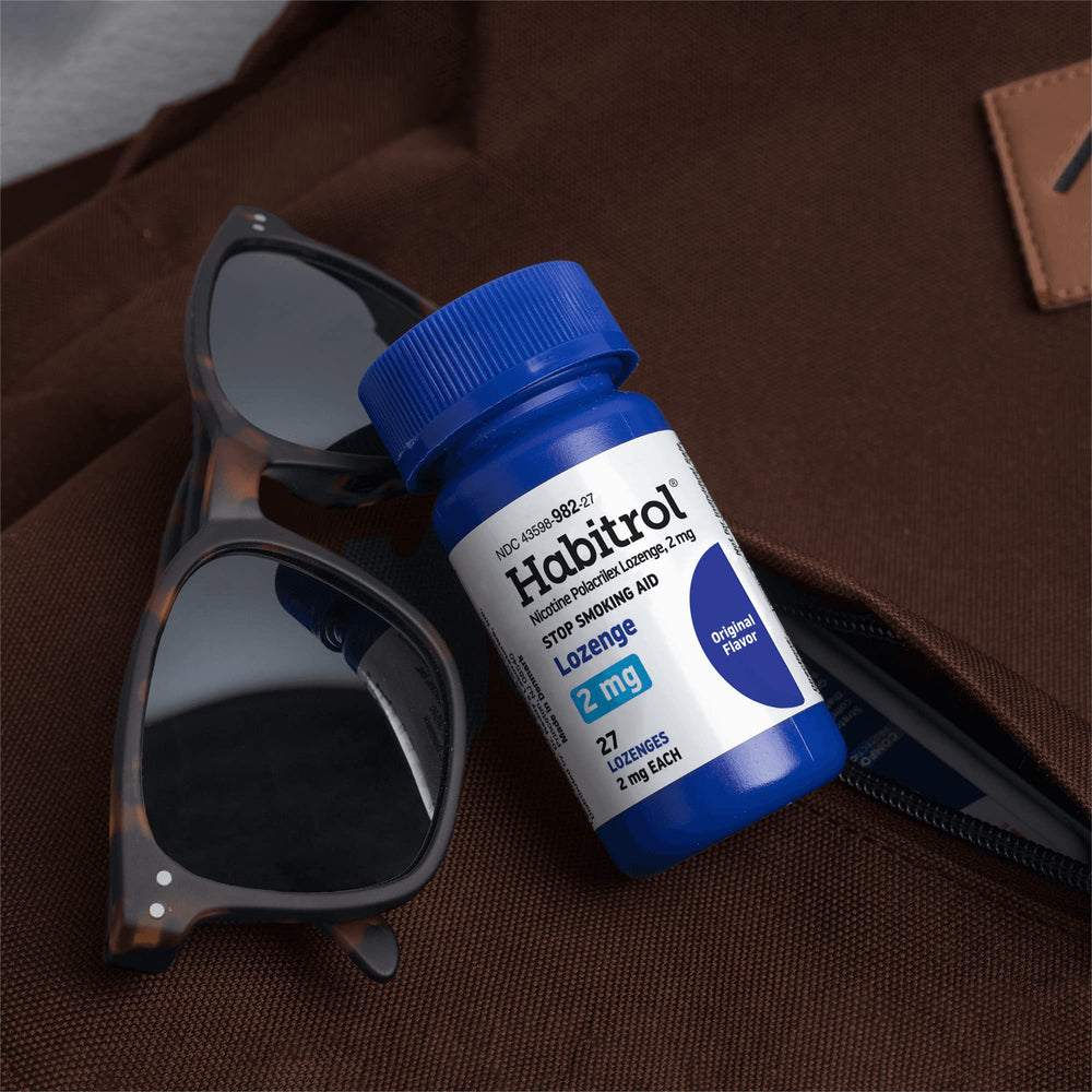 Habitrol 2 mg lozenges used on the go for cravings anywhere
