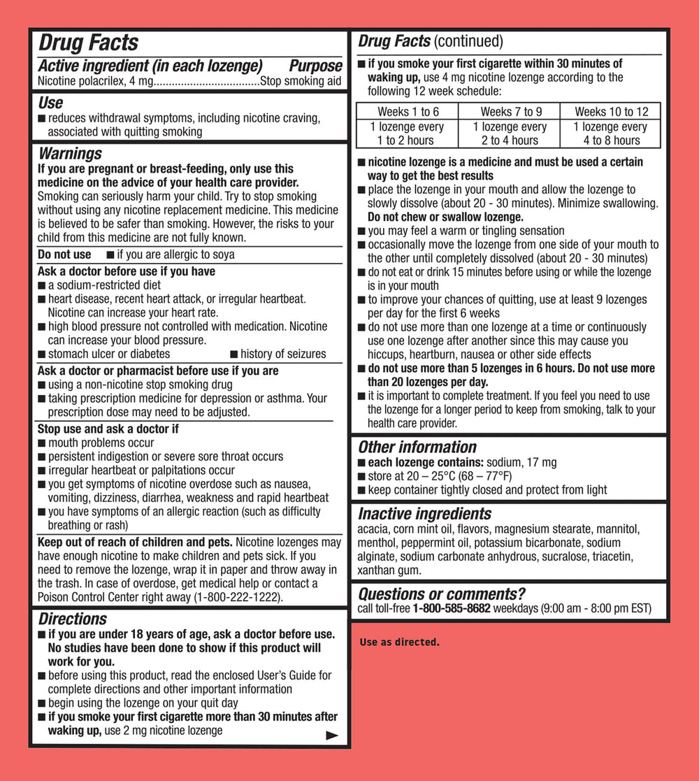 Habitrol quit-smoking support program guide complements the plan.