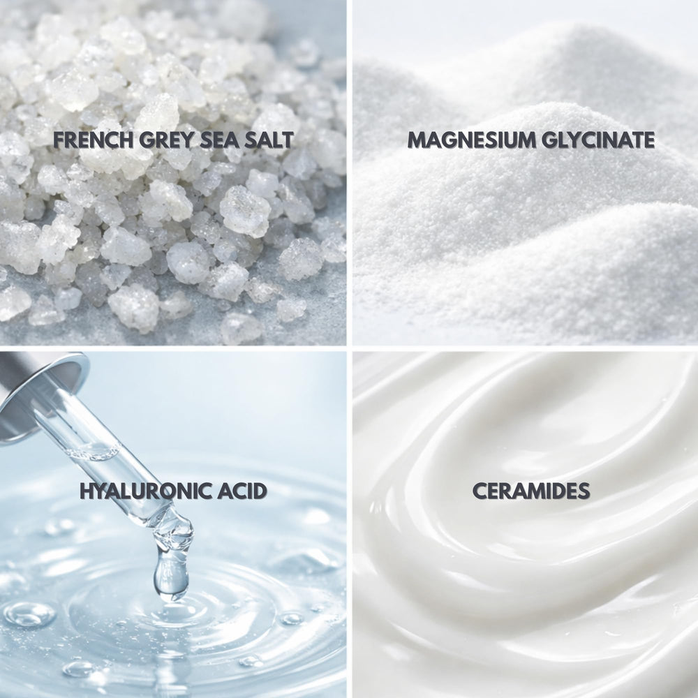 HackU dissolving formulation shown as powder blends without chalkiness