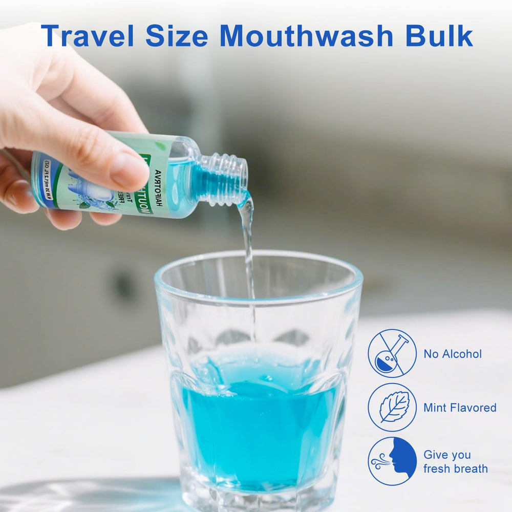 HAIFOTRVA pocket-size mini mouthwash bottle for quick breath refresh