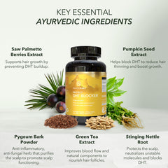 HairSmart Green Tea and Pumpkin Seed capsules on bright surface.
