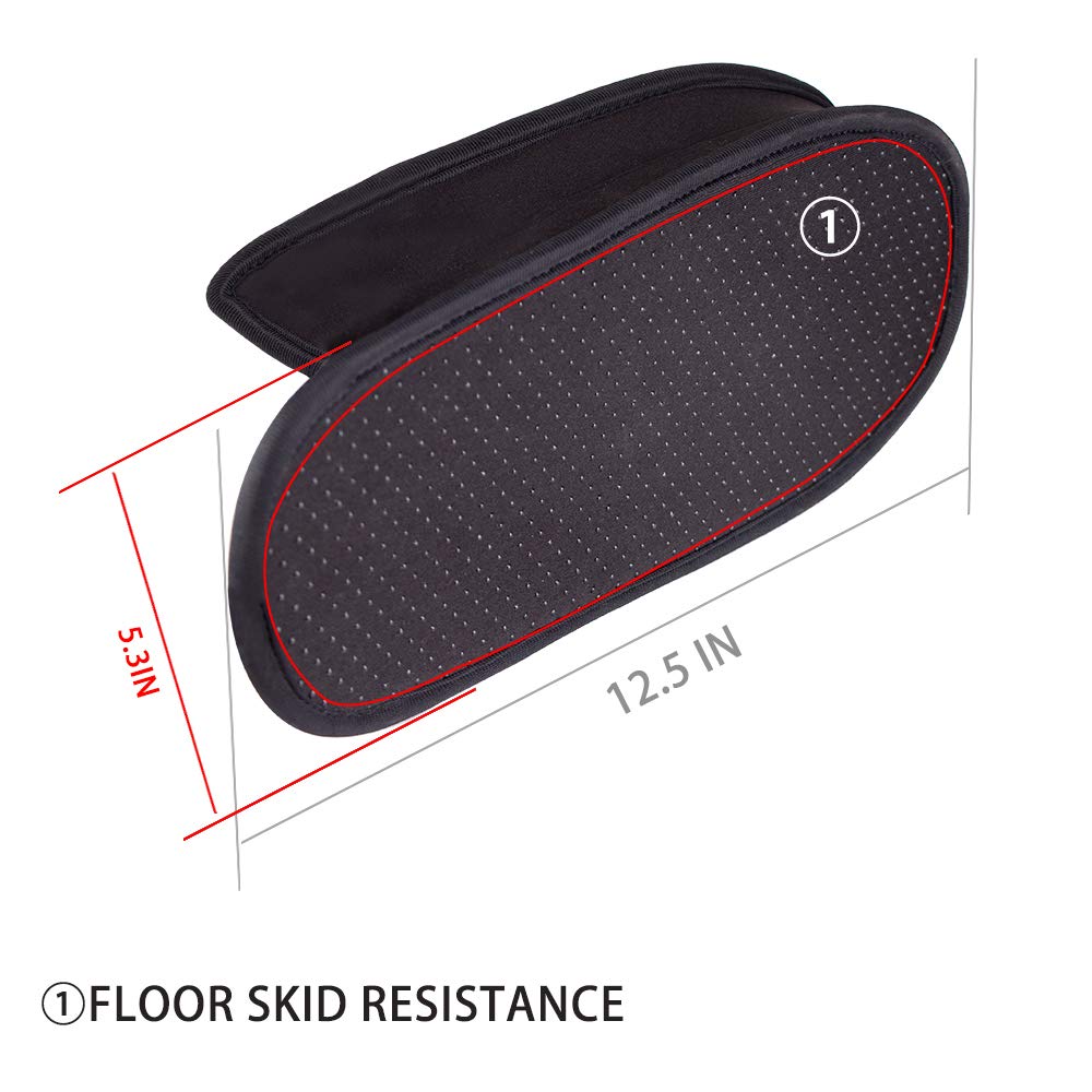 HAIYUE double-sided pad design showing broad foot space.