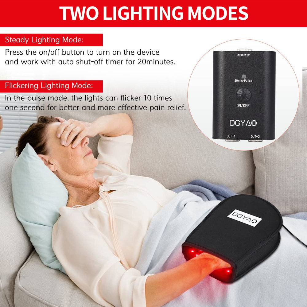 HAIYUE close-up of flat LED panels with red and infrared lights for therapy