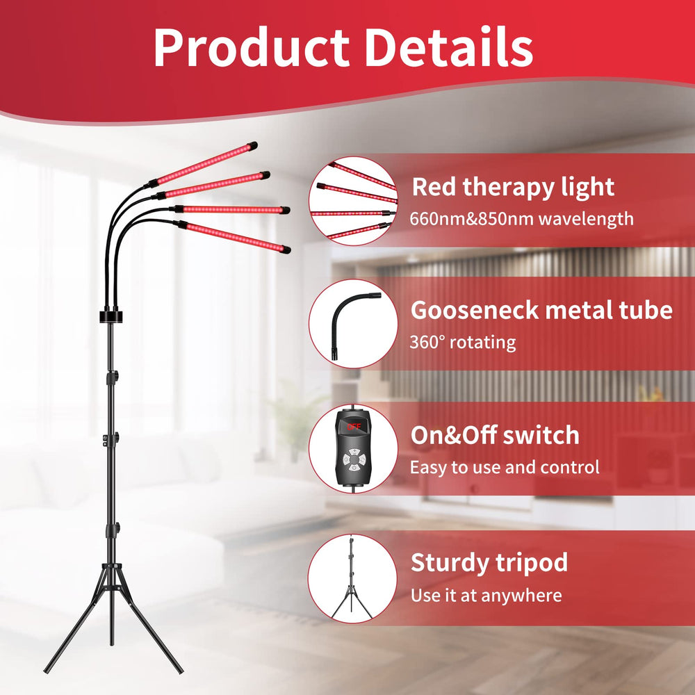 Halbeira back-pain relief session using red and near-infrared light.