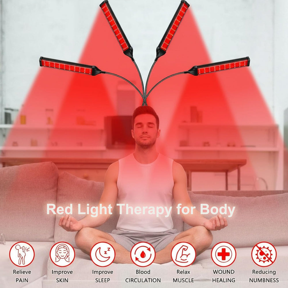 Halbeira red light therapy panel for convenient at-home use.
