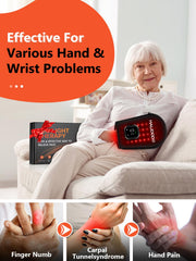 HALIDODO cordless red light glove fingers close-up for comfortable daily hand use
