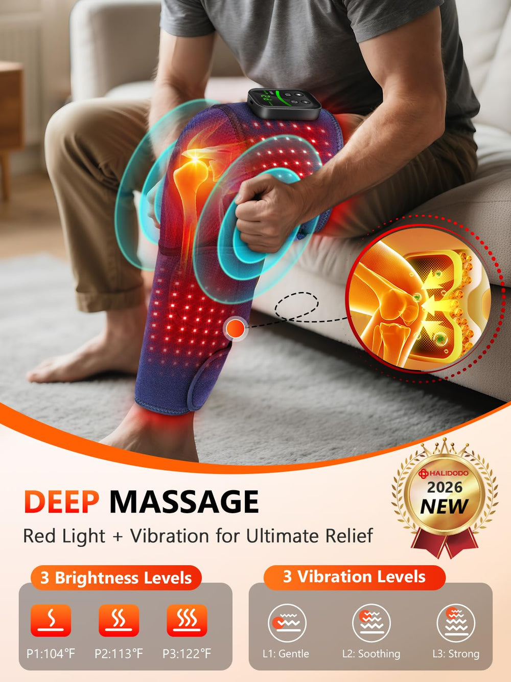 HALIDODO soft nylon velvet wrap for gentle skin contact during sessions.