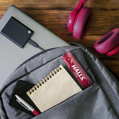 HALLS pocket-pack image showing convenient travel size
