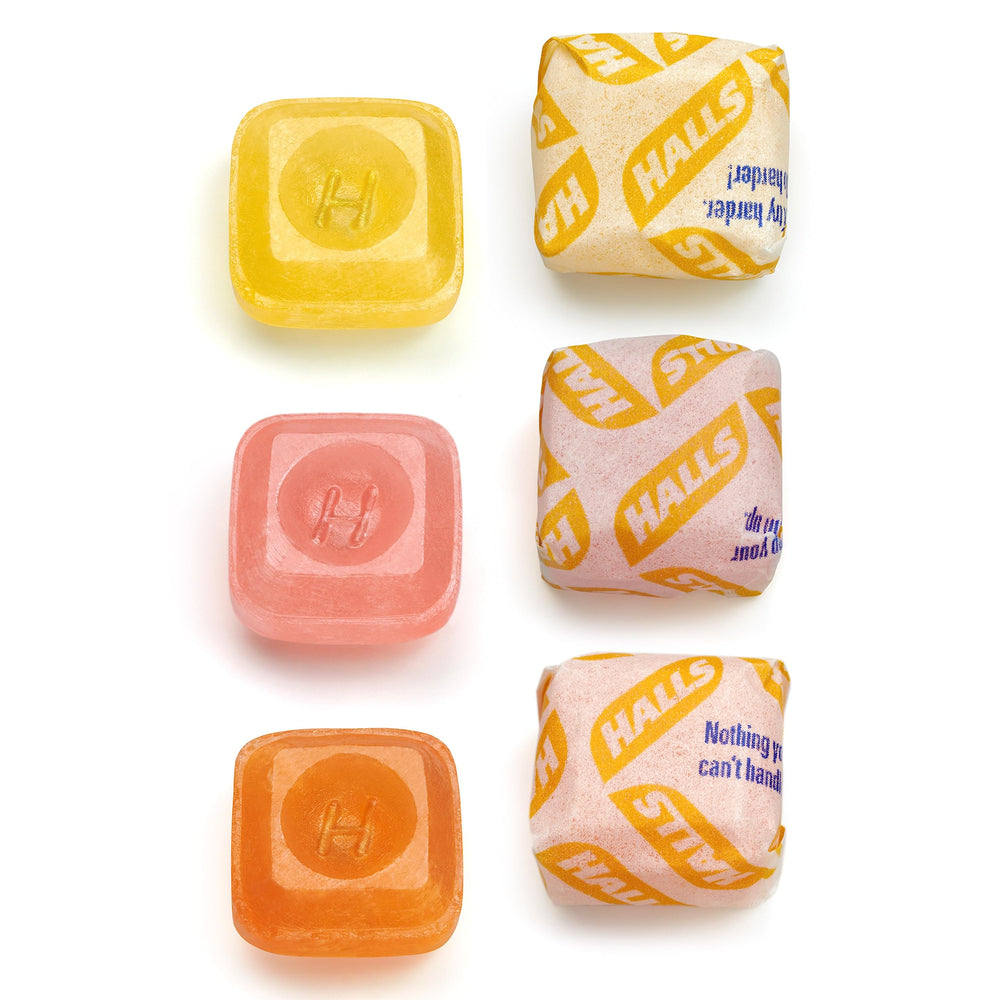 HALLS Defense 20-stick box holds 180 drops total
