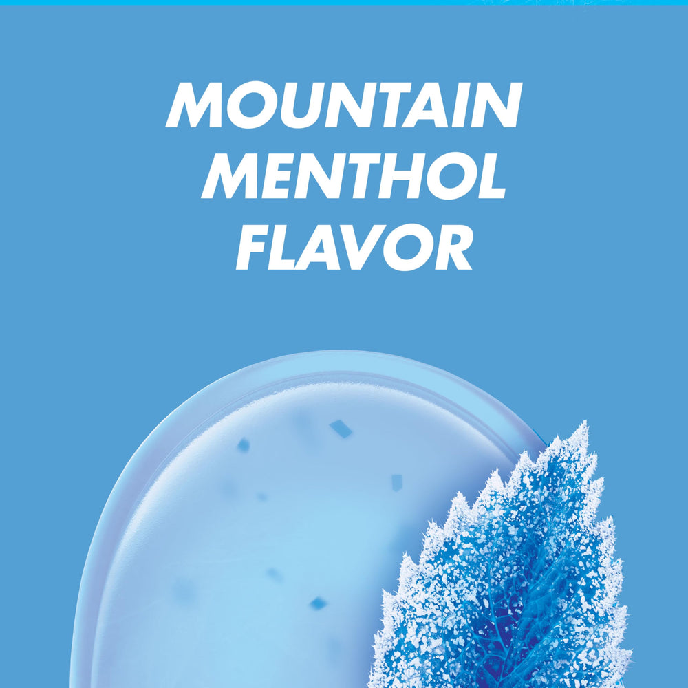 HALLS 5.8 mg menthol per drop delivers strong menthol cooling.