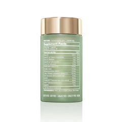Halo Beauty Kiwi Seed Booster packaging highlights sustainability and refill compatibility.