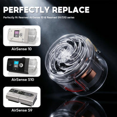 Hameisen CPAP motor Airsense 10 side view highlighting easy installation