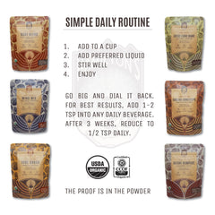 Hamilton's Mind Mix prepared beverage ready for a focused moment.
