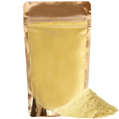 Hampton Distribution soy lecithin powder in resealable bag for easy storage.