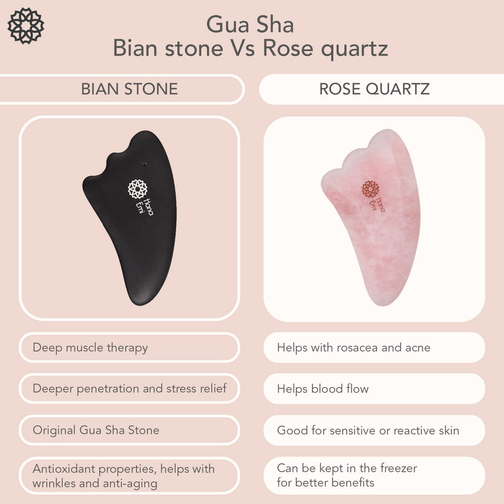 Hana Emi LUONKOS gua sha body tool flat black for broader body massages