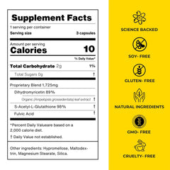 Hangovr-180 Tri-Power capsules closeup highlighting convenient three-capsule serving.