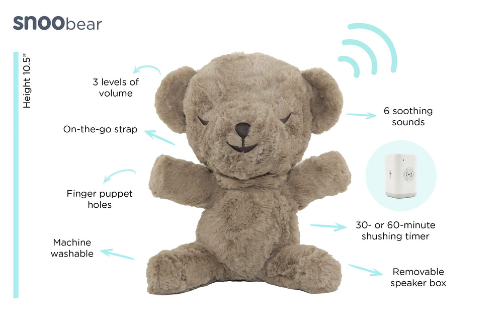 SNOObear woolly-cream texture highlights sensory experience for calming moments.