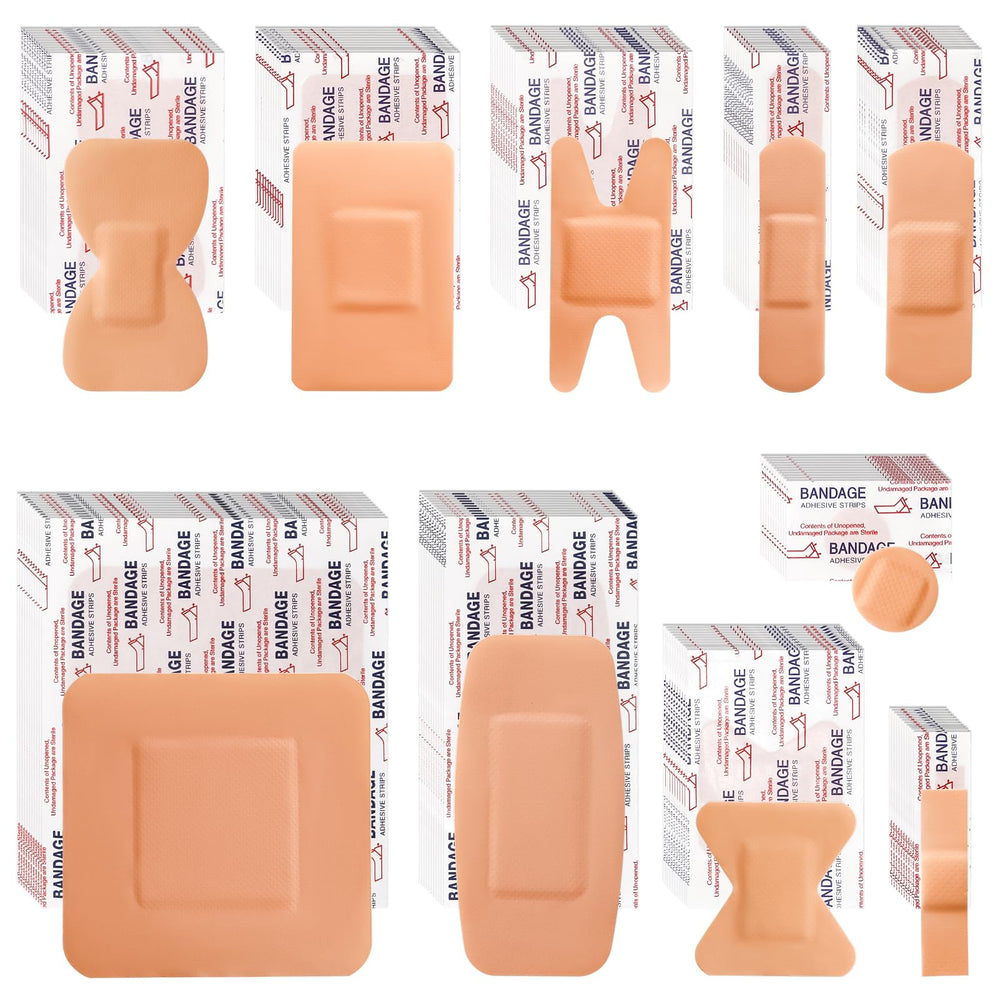 Happy Cheers bulk 400-piece bandages for quick first aid kit refills