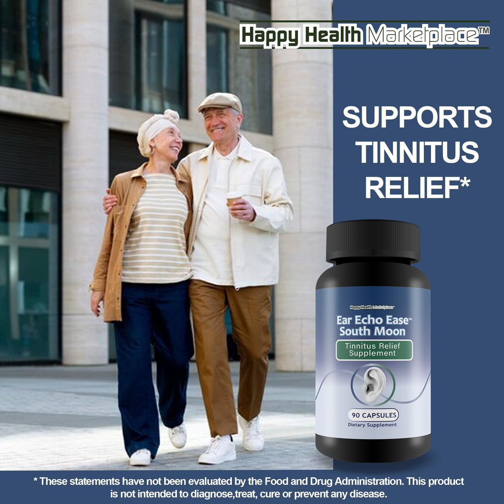 Consumer taking Ear Echo Ease capsule as part of daily routine.