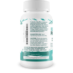 Happy Health Free Of Fungus Probiotic label highlights 40B CFU and vitamin D zinc blend.