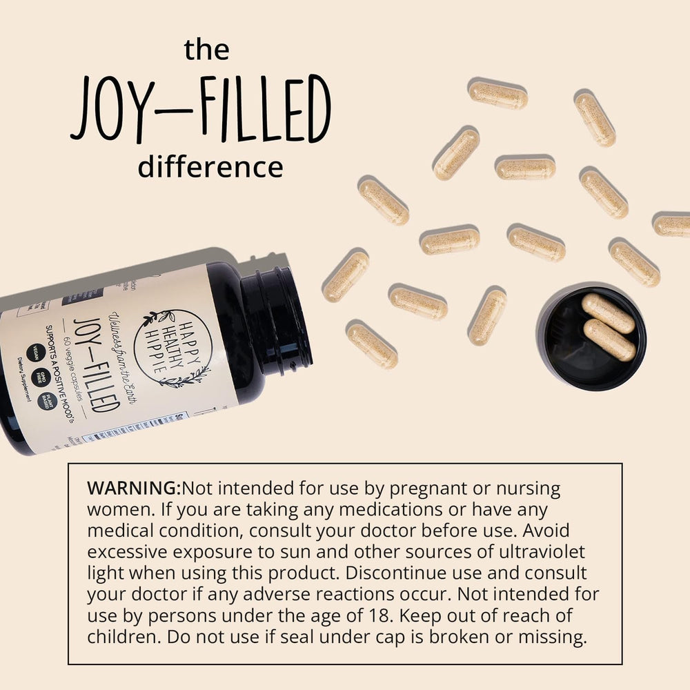 Happy Healthy Hippie Ginkgo Biloba leaves highlight mental clarity support.