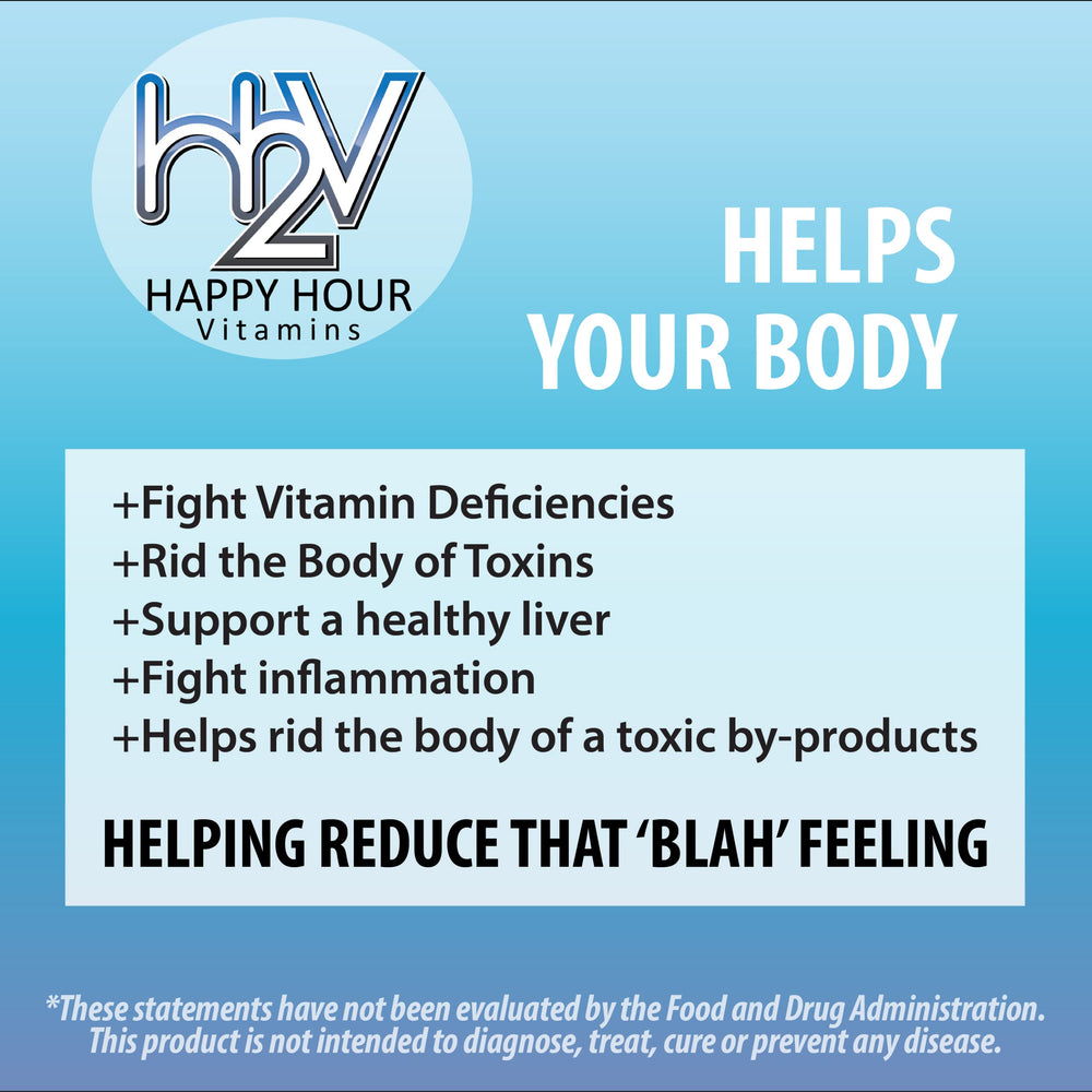 Happy Hour Vitamins capsules count 60 caps for 30 servings.
