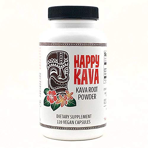 Happy Kava capsule closeup showcasing easy swallowing for instant relaxation
