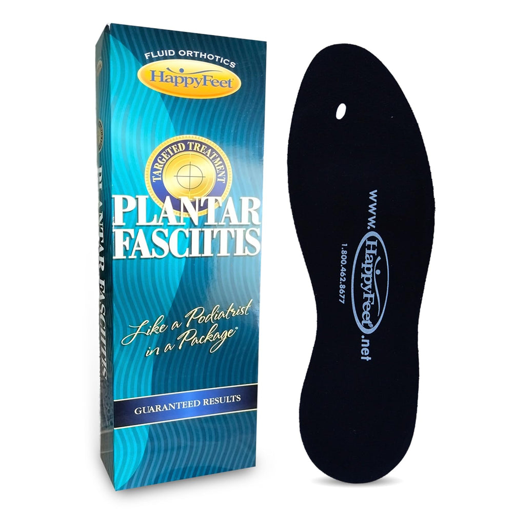 HappyFeet gel orthotics top view with enhanced cushioning for daily comfort
