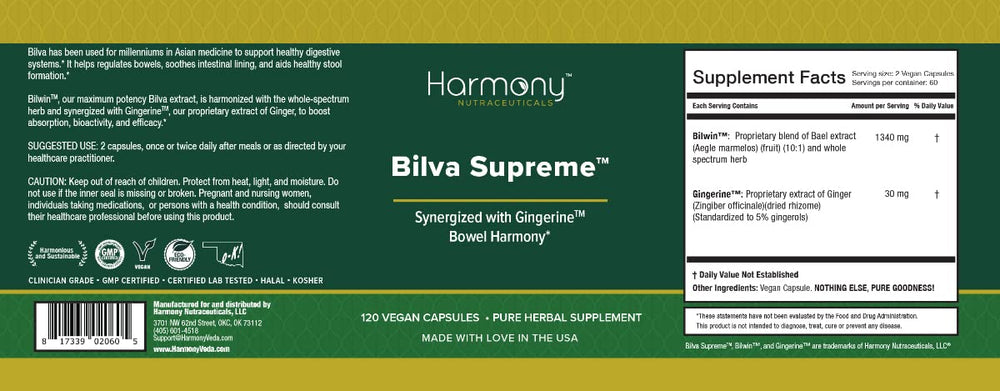 Harmony Bilva Supreme formulation by Ayurveda experts