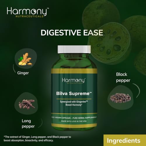 Harmony Bilva Supreme packaging shows 120-count value