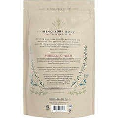 Harney & Sons Organic Hibiscus Ginger Tune-Up brew steeping for a bright aroma.