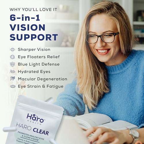 Haro Clear Starter Kit capsules close-up with antioxidants and vitamins.