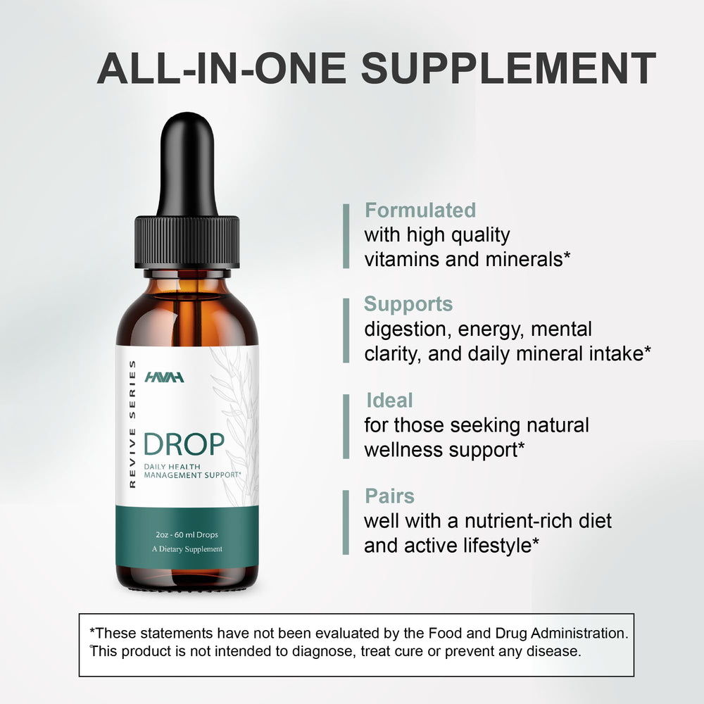 Havah Drop The Pounds different-angle view emphasizes premium bottle design.