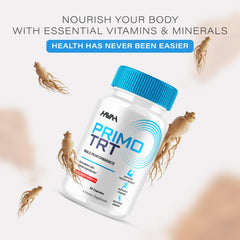 Havah Primo TRT capsules inside bottle illustrate simple daily supplementation