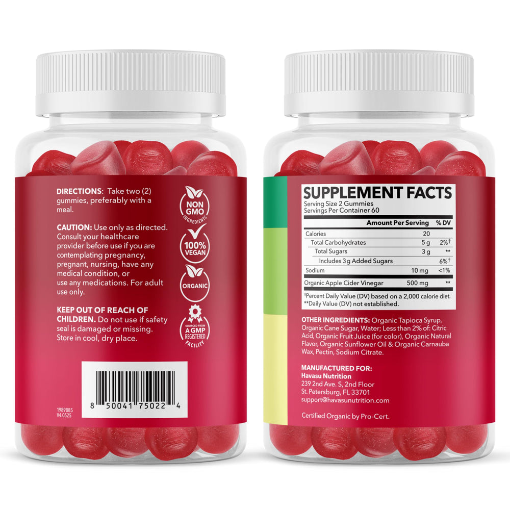 HAVASU Nutrition ACV Gummies in daily routine for wellness support.