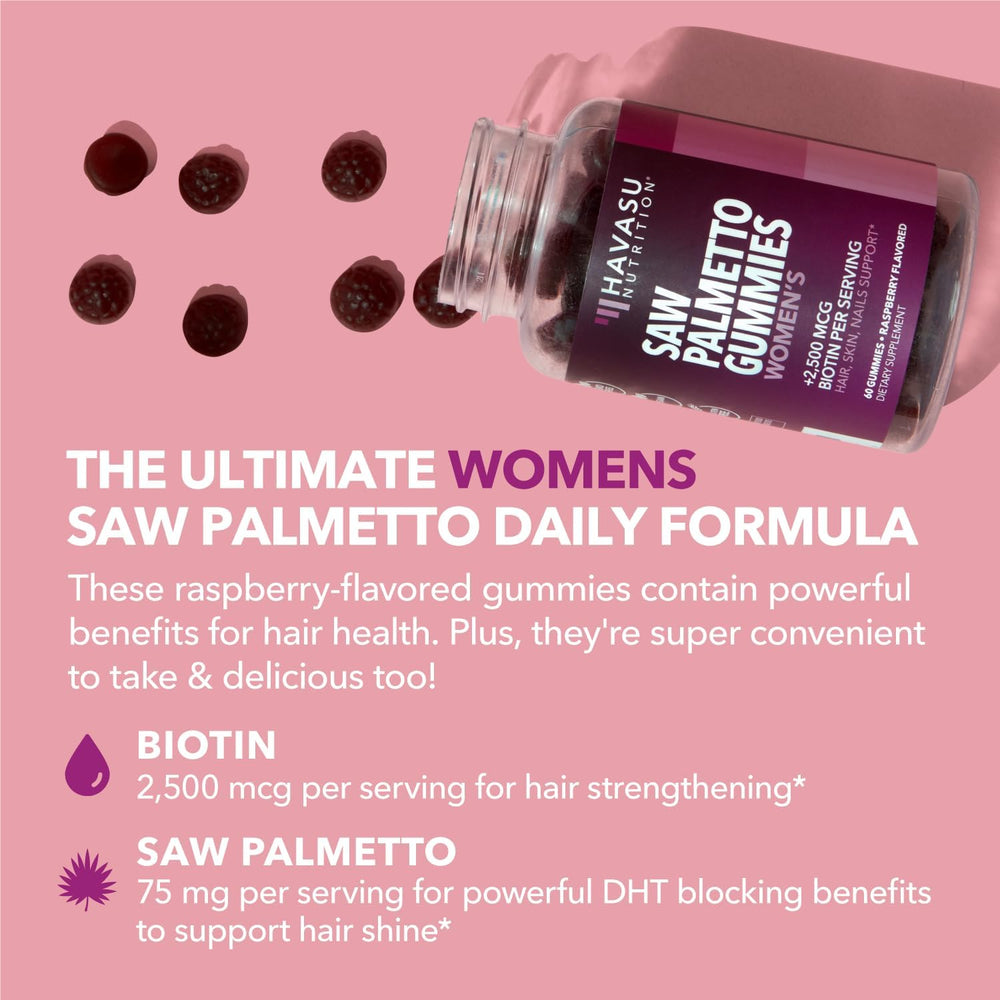HAVASU NUTRITION gummies show DHT support for hair vitality