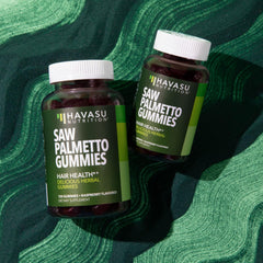 Illustration of HAVASU Saw Palmetto Gummies supporting prostate health