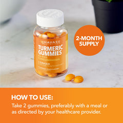 HAVASU NUTRITION turmeric gummies 120-count package.