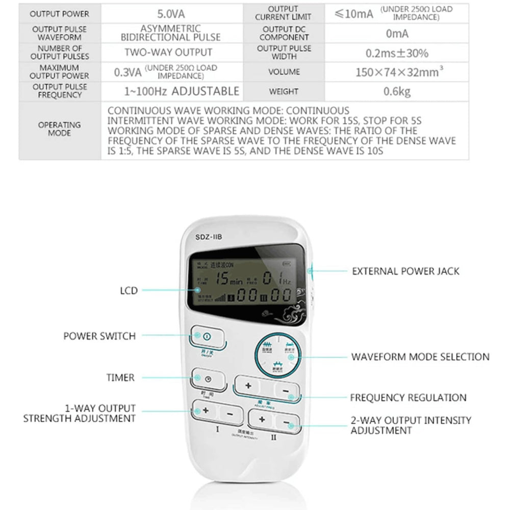 Hcircome SDZ-IIB power options support flexible use at home or office.