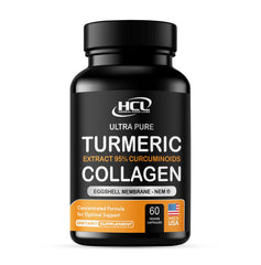 HCL Herbal Code Labs Turmeric Curcumin 95% capsules bottle supports daily movement