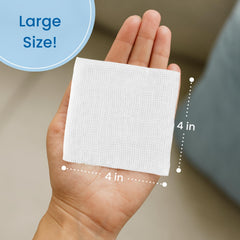 HCS 4-ply gauze sponges in durable layers for medical use