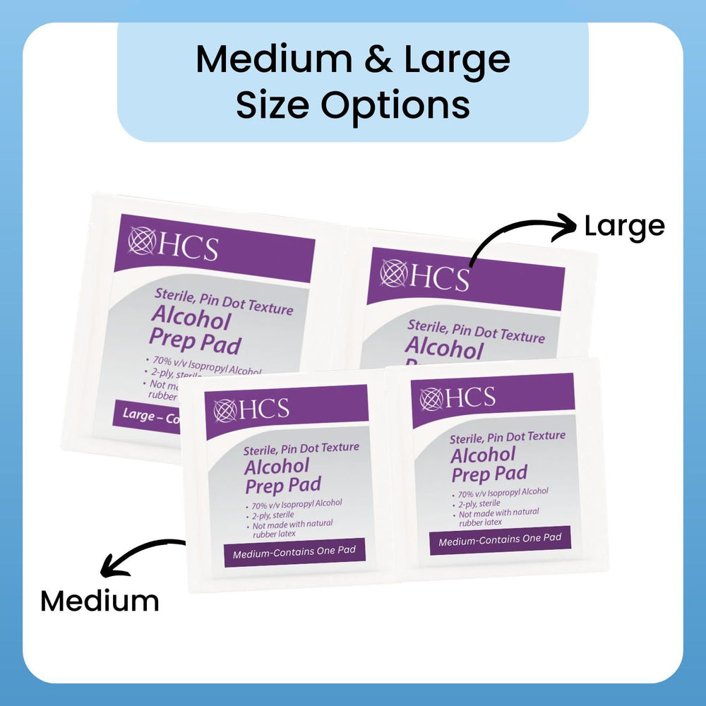 HCS medium-size pads offering reliable moisture retention
