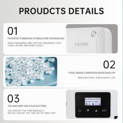 HCZMOPTP diffuser suitable for home, office, and hotel environments