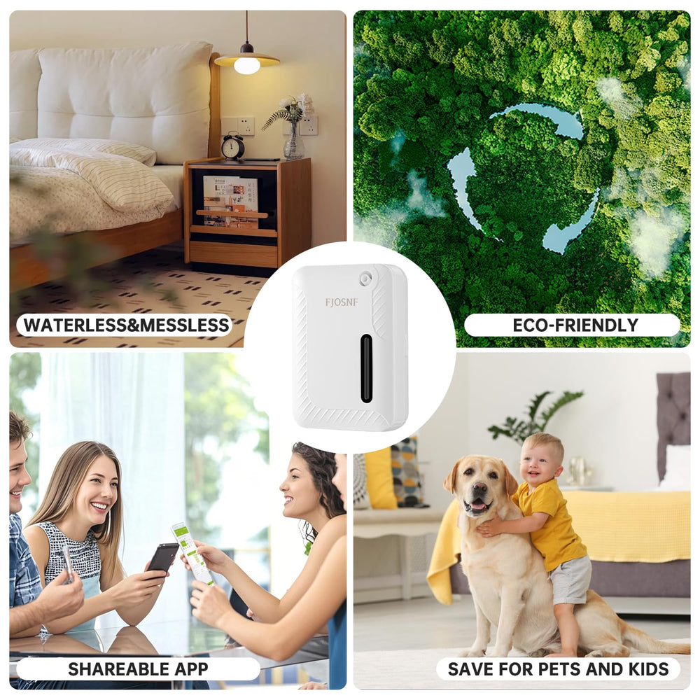 HCZMOPTP diffuser running quietly for undisturbed sleep and focus