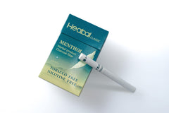 Heabal Menthol pack on table conveys convenient multi-pack option for flavor variety