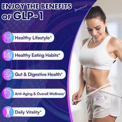 Heafetine GLP-1 capsules close-up highlighting daily dosage.