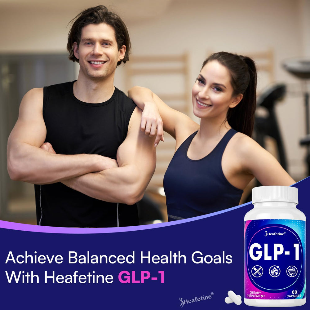 Heafetine GLP-1 daily routine with capsules before meals.